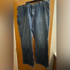Carhartt Blue Relaxed Straight Jeans Classic 42x30